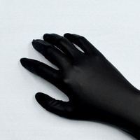 Gants à main jetables en nitrile sans poudre gants d'examen en caoutchouc sans latex pour la transformation des aliments NBR maison utilisée