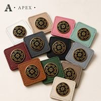 APEX Étiquettes en cuir personnalisées pour hijabs, foulards, vêtements, accessoires, abayas, couvre-chefs et bonnets tricotés
