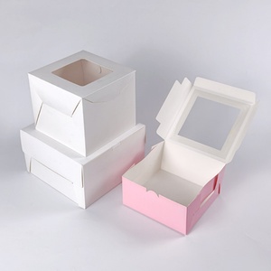 Sunshine Factory Direct Sale Easy to Disassemble square Durable <b>White</b> Cake <b>Box</b> - Product Image 5