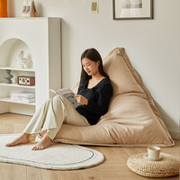 Fauteuil de relaxation moderne surdimensionné avec dossier haut pour salon, chambre, maison, appartement, bureau, hôtel
