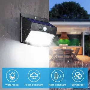 138 Led Solar Light Pir Motion Sensor Outdoor Solar Lamp Ip65 Waterproof Wall Light Solar Sunlight Powered Garden Street Light