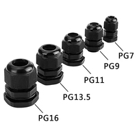 Fournisseur de presse-étoupe en nylon à inserts multiples PG7 PG9 M12 presse-étoupe en métal en acier inoxydable taille de presse-étoupe en pvc