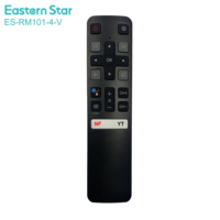 Control Remoto Inteligente ES-RM101-4-V para TCL RC802V, Control Remoto Universal por Voz Compatible con TV 43P715 50P715 40S615 50P715 43P8M 50P8M
