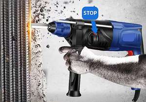 Martello demolitore elettrico trapano rotativo senza fili - Product Image 4