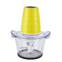 Mini hachoir multifonctionnel 200/400W, mini hachoir à légumes avec bol en verre, hachoir à viande électrique