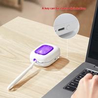 Stérilisateur de brosse à dents portable USB 2026 conforme EPA, boîte en plastique désinfectante UVC UV, exclusif pour les voyages