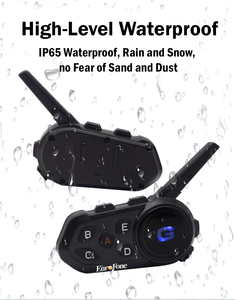 Nouveau kit d'intercom pour casque de moto <span class=keywords><strong>Europhone</strong></span> S6-1200M ABS, communication longue portée, étanche, bidirectionnel, pour 6 personnes - Product Image 3