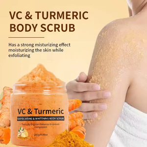 Gommage au Curcuma : Adoucit la Kératine, Exfolie la Peau Terne, Nettoie en Profondeur les Peaux Mortes, Soin Corporel Réparateur, Huile Éclaircissante, Adoucit la Peau - Product Image 2