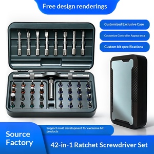 Nuovo Arrivo Transfrontaliero: Set Cacciavite a Cricchetto Multifunzione 42-in-1 con Punte Magnetiche in Acciaio per Smontaggio Macchine - Product Image 5