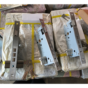 Ensemble <span class=keywords><strong>de</strong></span> Serrure <span class=keywords><strong>de</strong></span> Poignée <span class=keywords><strong>de</strong></span> <span class=keywords><strong>Porte</strong></span> en Fer à Double <span class=keywords><strong>Action</strong></span> Boby en Alliage <span class=keywords><strong>de</strong></span> Zinc Solide Corps <span class=keywords><strong>de</strong></span> Serrure <span class=keywords><strong>de</strong></span> Mortice 50*85 Panneau Poignée <span class=keywords><strong>de</strong></span> <span class=keywords><strong>Porte</strong></span> en Fer SS201 Design Moderne - Product Image 5