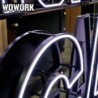 2026 WOWORK Grandes lettres et chiffres lumineux géants LED RGB de 4 et 5 pieds pour décorations de fête de fin d'année, événements et mariages