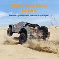 Voiture RC électrique sans balais à empattement court, véhicule tout-terrain pour adulte, Monster Truck à grandes roues, 4x4, haute vitesse, pour la montagne
