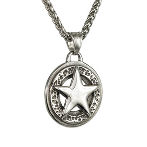 Collar de Acero Inoxidable con Colgante de Águila y Luna Vikinga Nórdica yunnique para Hombre, Estilo Punk con Grabado en Relieve, Regalo - Product Image 3