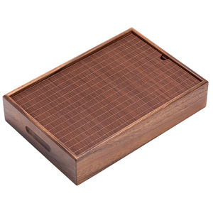Chinese Style Double Layer Dry Brewing Tray Bamboo Woven Surface Detachable Water Storage <b>Tea</b> Table For Kung Fu <b>Tea</b> <b>Set</b> - Product Image 5