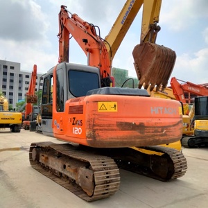 Excavatrice hydraulique d'occasion Hitachi ZX120-6 - Modèle 2023 entièrement inspectée avec engrenage moteur pour travaux de construction à petite échelle - Product Image 4