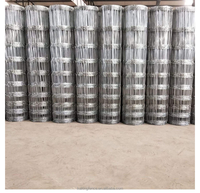 Clôture de ferme à nœuds fixes pour bétail, en treillis métallique galvanisé, anti-escalade, haute stabilité verticale, pour ranch et pâturage, grande taille
