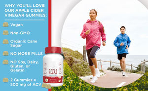 Bears Gummy Granada B12 Vitamina manzana Vinagre de sidra Gomitas para niños adultos Vitamina C Gomitas - Product Image 5