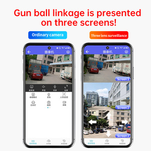 Wistino 12MP Ba máy ảnh ba màn hình bên ngoài Wifi máy ảnh wifi màu đêm tầm nhìn chuyển động phát hiện PTZ camera an ninh - Product Image 6