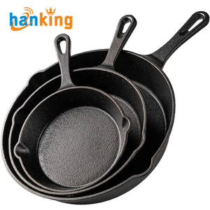 Sartén de Hierro Fundido Ehanking, Sartén Antiadherente para Cocina de Gas e Inducción, Utensilios de Cocina - Product Image 1