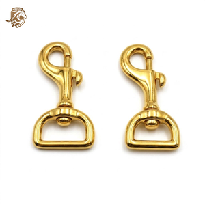 Mousqueton pivotant en laiton massif de 1 po (25 mm) – Quincaillerie personnalisée antirouille <span class=keywords><strong>pour</strong></span> sacs, sangles et tentes <span class=keywords><strong>d</strong></span>'extérieur - Product Image 1