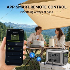 Exclusive Overseas Warehouse Stock Portable Lithium Ion Energy Storage <b>Power</b> <b>Supply</b> APP Remote Control for Outdoor Camping R2500 - Product Image 2