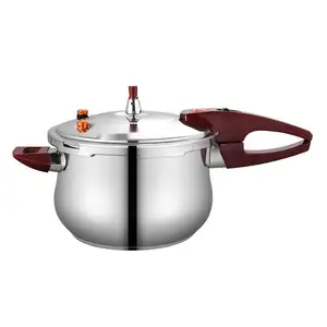 22cm High Temperature Home Kitchen Stainless Steel Cover Metal Composite Bottom commercialr Induction Stove Pressure Cooker