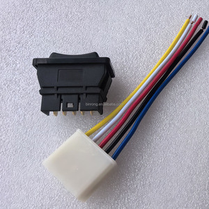 Interrupteur universel à 5 broches pour lève-vitre de voiture avec faisceau de câbles - Product Image 3