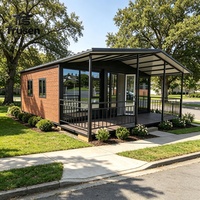 Maison préfabriquée extensible standard australienne, maison-conteneur avec cuisine pour bureau de chantier, chalet de vacances, logement d'urgence
