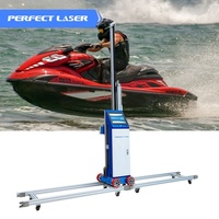 Rieles láser perfectos en forma de H, cabezales dobles, velocidad rápida, Vertical, automática, 3D, impresora de papel de pared, máquina de pintura con control LCD