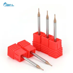 BFL 2 Seruling Micro End Mills Diameter Minimum Milling Cutter 0.1 Carbide Micro End Mill