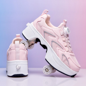 <span class=keywords><strong>Chaussures</strong></span> à roulettes 2-en-1 à <span class=keywords><strong>roues</strong></span> rétractables automatiques pour garçons et filles, <span class=keywords><strong>chaussures</strong></span> à roulettes OEM/ODM, <span class=keywords><strong>chaussures</strong></span> Heelie en gros - Product Image 2