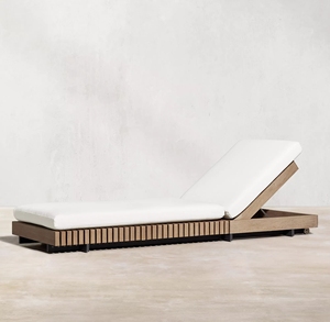 Nhà máy nóng bán hiện đại ngoài trời Gỗ Tếch đôi boong giường Công viên bãi biển ghế cho khách sạn trời-rắn gỗ hồ bơi boong ghế - Product Image 5