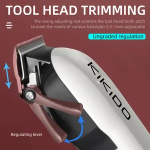 Trending Products 2024 New Arrivals Hair Trimmer Senior Products With Stainless Steel Blade LCD Screen USB Cables 4 Free Parts