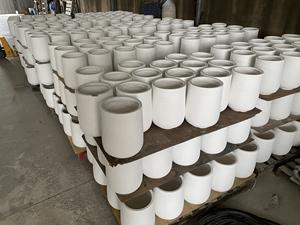 Ensemble de pots, vases et bougeoirs en céramique et <span class=keywords><strong>terre</strong></span> <span class=keywords><strong>cuite</strong></span>, sculptés à la main, suspendus, modernes, antiques, de luxe, rétro, écologiques, durables et légers, 10L - Product Image 5