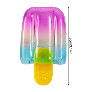 NeeDoh Realistic Torch Ice Cream Set <b>Squishy</b> Fidget Toy Super Solid Squish Stress Ball Soft Toy EVA Material 14cm Anxiety Toy - Product Image 5