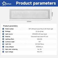 Vente flash : Panneau lumineux LED à montage en surface pour plafond, 5 CCT, grand format, éclairage intérieur pour hôtel et maison, SMD 2835, diffuseur