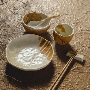 Assiettes en porcelaine à glaçure réactive de style <span class=keywords><strong>japonais</strong></span> irrégulier, vaisselle en céramique, assiette de service, bol à soupe de nouilles <span class=keywords><strong>ramen</strong></span> - Product Image 2