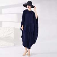 Nouvelles Robes Lily Brillance Plis Irréguliers Style Musulman D'Été Femmes Amples Grande Taille Robes Décontractées