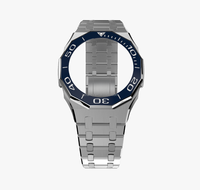 Kit de modification de bracelet en caoutchouc et de modification métallique pour montre G-Shock GA2100, lunette en céramique de luxe, boîtier de montre pour Casio G-Shock GA 2100 Mod