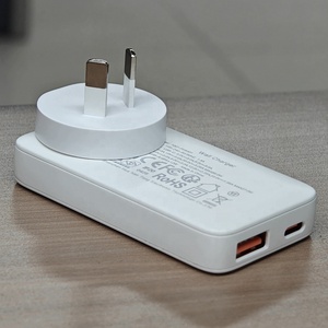 Sạc tường <span class=keywords><strong>USB</strong></span> nhanh gấp gọn siêu mỏng 65W PD, bộ chuyển đổi nguồn hai cổng Type-C, sạc nhanh cho iPhone 17 16, sạc laptop - Product Image 2