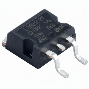 Régulateur de tension L7805CD2T-TR D2PAK, puce de gestion de l'alimentation, régulateurs de tension linéaires 5.0V 1.0A positifs - Product Image 1