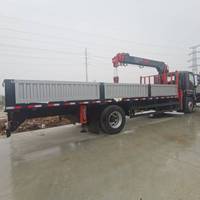 Grue de camion hydraulique de 6 tonnes, châssis QINGLING, flèche télescopique POWER MAXX avec stabilisateurs, grue mobile pour projets d'ingénierie