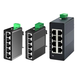 Uko Industrial Ethernet <b>Switch</b> 5 Port 8 Port Gigabit RJ45 Rail Mount SNMP <b>Network</b> Splitter Hub IP40 - Product Image 1