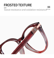 82162 Nouvelles Lunettes Optiques Anti-Lumière Bleue Monture Œil de Chat Mignonne pour Femmes Brillantes Colorées Tendance Logo Personnalisé 2026