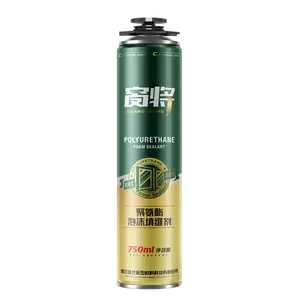 750ml Liquid Polyurethane Foam Sealant Multipurpose Construction Gun Type Clean Spray Foam Cleaner for Adhesives & Sealants