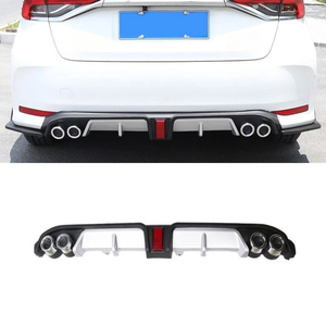 สปอยเลอร์กันชนหลังรถยนต์ ฝาครอบป้องกันกันชน สำหรับ Toyota Corolla 2019-2021 ชุดแต่งรถยนต์ อุปกรณ์ตกแต่งรถยนต์ - Product Image 2
