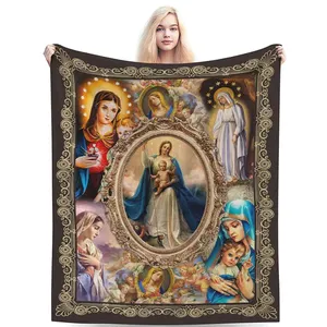 Cobertor de pelúcia para oração e cura, cobertor de lã de pelúcia personalizado, macio e aconchegante, versículo da Bíblia, cobertor de lã