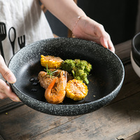 Bol à poisson choucroute japonaise, bol en céramique, vaisselle bol à soupe grande capacité