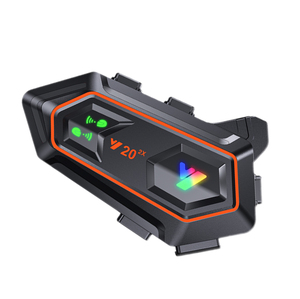 Y20 2X 2 Kişilik İnterkomlu Motosiklet Kaskı İnterkom Kulaklığı Uzun Pil Ömrü - Product Image 1