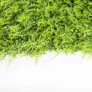 ZC 맞춤형 3D 인공 정글 벽 패널 세로 정원 녹색 플라스틱 꽃 맞춤형 인공 정글 플라스틱 꽃